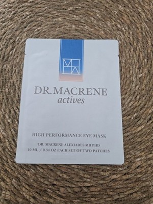DR. MACRENE actives HIGH PERFORMANCE EYE MASK NEW