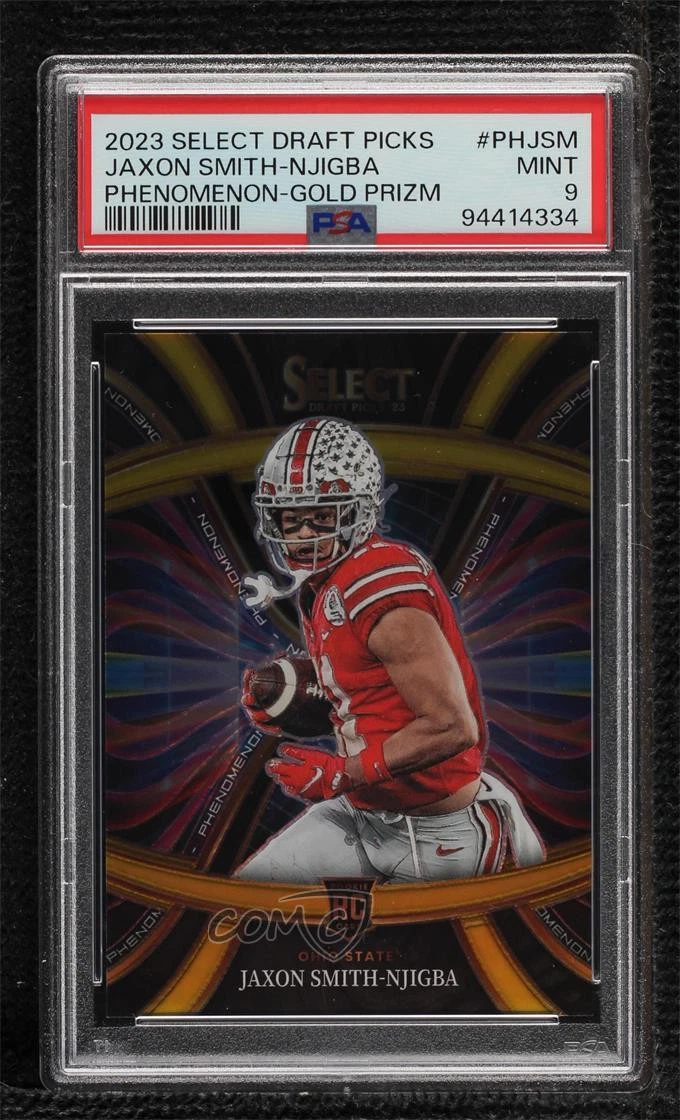 Jaxon Smith-Njigba Panini Select Draft Picks Phenomenon #PHJSM Gold
