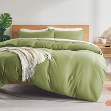 King Duvet Cover Set, Jersey Knit 3 Pieces Bedding Comforter Sets 1 Duvet Cov...