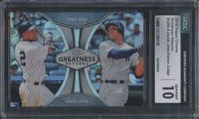 2019 Topps Chrome Baseball Jeter Judge #GRE-8 Greatness Returns Refractor CGC 10