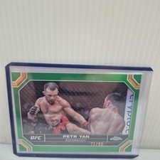 2024 Topps Chrome UFC Petr Yan Green Refractor Parallel 71/99 #156