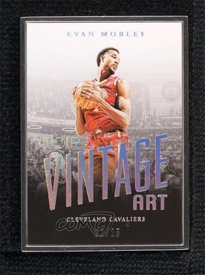 2021-22 Panini Noir Vintage Art 2/25 Evan Mobley #290 Rookie RC h8k