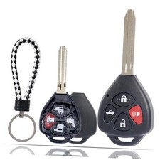Key Fob Shell Case Compatible with Toyota Camry Corolla Venza Avalon 2007