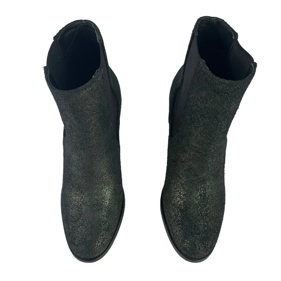 Thursday Boot Co Galaxy Avenue Botas Chelsea Mujer 6.5 Negro Cuero Metálico Foto 4 de 4