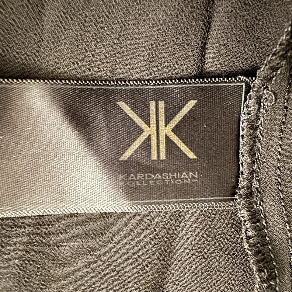 Blusa Kardashian Colección Para Mujer Mediana Negra Manga Larga Encaje Transparente Foto 4 de 4