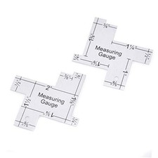 2-pak Mini 2" ręczny miernik pomiarowy do szycia pikowanego i 