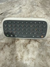 Microsoft Xbox 360 Chatpad X814365-001 White English QWERTY Controller Keyboard