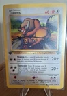 Pokémon TCG Tauros Jungle 47/64 Regular 1999-2000 Wizards Base Set Copyright