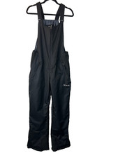 Arctix Snow Bib Overalls Womens M Black Water Resistant Windproof Ski Snowboard