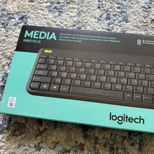 Logitech K400 Plus Wireless Touch Keyboard - Sealed - New In Box - 第 2/9 張圖片