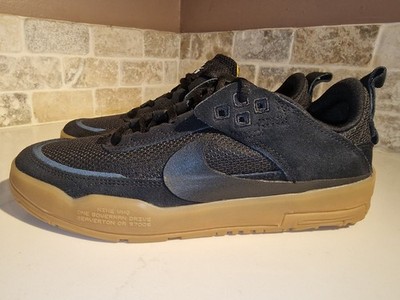 Nike SB Zoom Air Day One (GS) schwarz/gummi Größe UK 5 brandneu im Karton