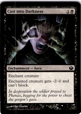 MTG Cast into Darkness Journey Into Nyx Common #63