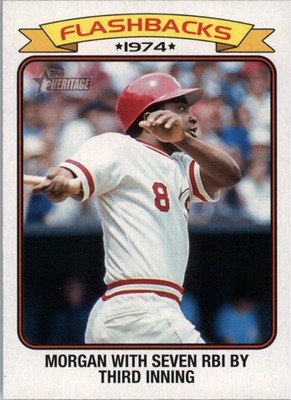 2023 Topps Heritage Baseball Flashbacks #BF9 Joe Morgan - BB