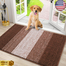 Dog Door Mat for Muddy Paws, Absorbs Moisture and Dirt, Entryway Mat 41x61cm