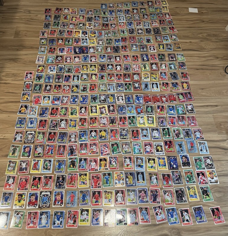 Over +250 Lot Of Panini Donruss Soccer Cards   – Marvels, Elite Series, Etc