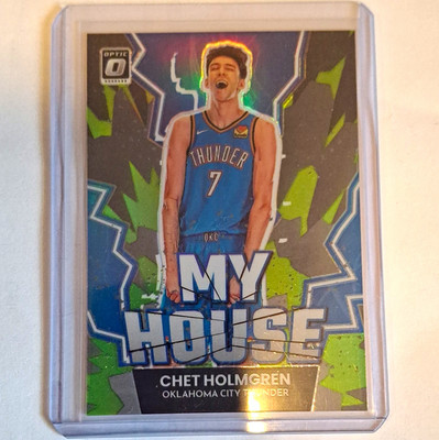 Panini 2022-23 Donruss Optic Chet Holmgren Thunder My House #8 032/149