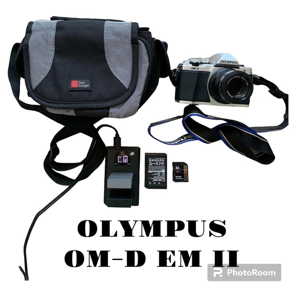 Olympus OM-D E-M10 Mark II + Objectif 45mm f/1.8 + Sac + 2 Batteries - Photo 1/4