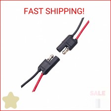 Sea Dog Line - 426880-1 Sea Dog Polarized Connector 2-Wire Plug and Socket, Blac