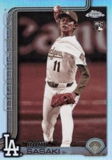 2025 Topps Chrome - Roki Sasaki #217 Sepia Refractor (RC)