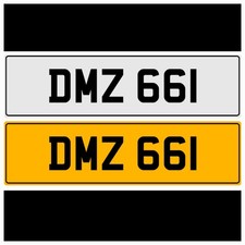 DATELESS PRIVATE REGISTRATION NUMBER PLATE DAN DON DAV DEC DOM DEL M DM DMZ 661
