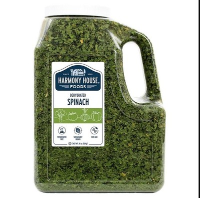 Dried Spinach-Enjoy the fresh flavor of spinach any time of year!