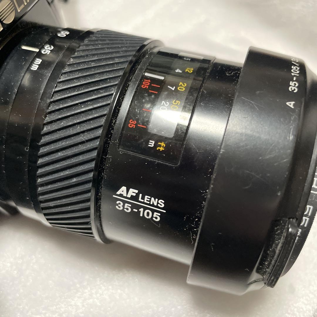 MINOLTA 7000 AFレンズ 35-105mm Minolta 7000 AF 35-105mm Autofocus Lens with Cover Black for