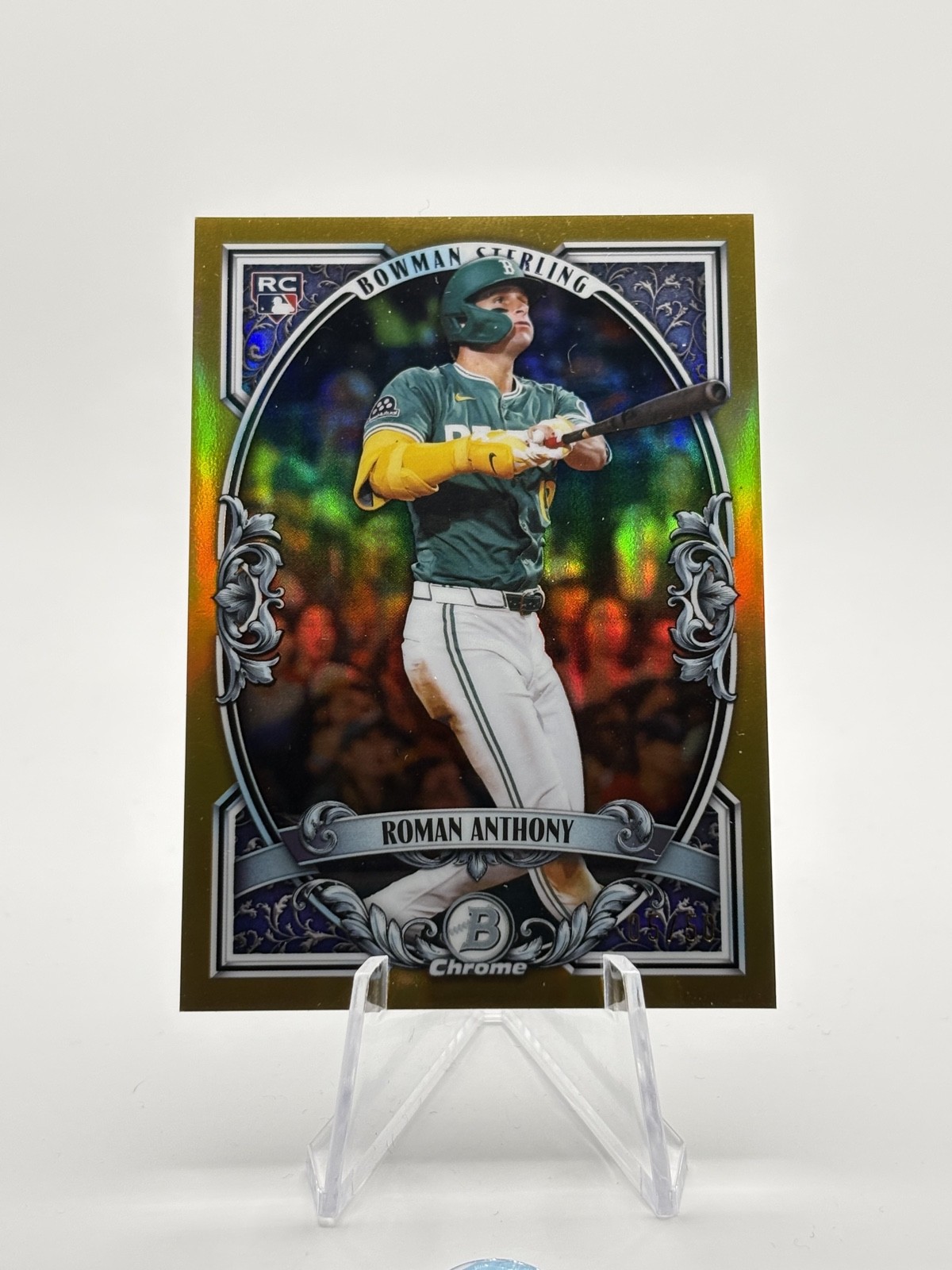 2026 Bowman - Bowman Sterling Roman Anthony #BST-12 Gold Refractor /50 (RC)