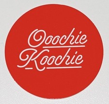 Rare new and unused item Ooochie Koochie logo sticker red seal Tamio Okuda Koji