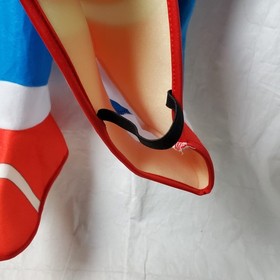 Sonic The Hedgehog Jumpsuit Boys M Blue Costume Oversized Dress Up Halloween 