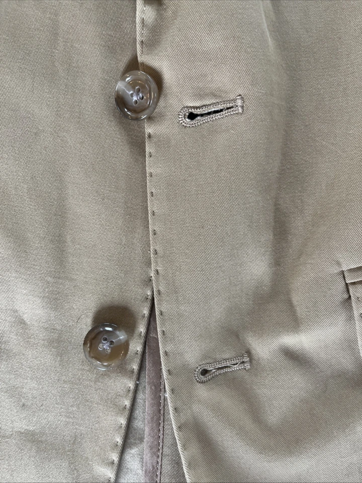 Traje Blazer Chaqueta Tostado Chino Talla 10 Niños Corte Redondo Talla 10 Nuevo con Etiquetas Venta al por menor por $158 Foto 4 de 4