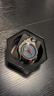 Vintage Nike Triax Metal Steel Watch Hype Y2K Retro Chrome With Box