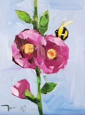 Lavish Camellia Pink Flowers Canvas Art PRINT Contemporary  Artist Jose Trujillo