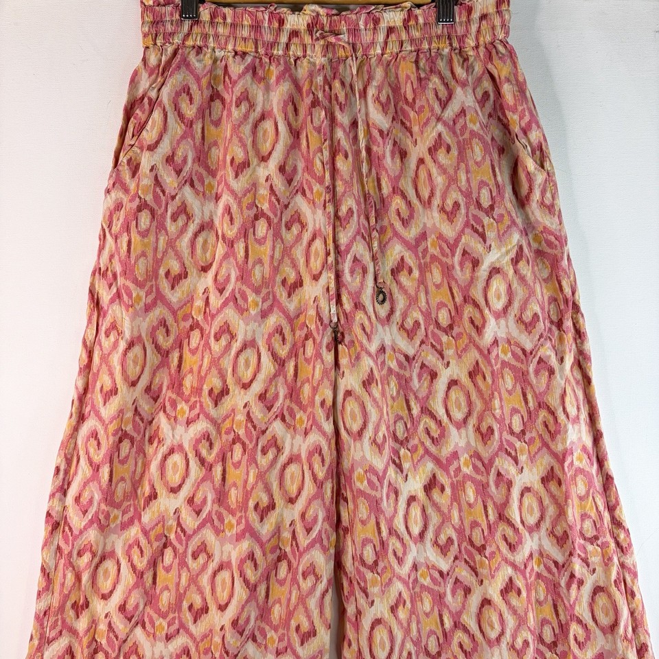 Tigerlily Women’s Palazzo Style Pants Size Pockets Stretchy Waist