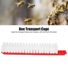 Bee Queen Cage Plastic Bee Rearing Cages Kit With Transport Strip Beekeeping AC