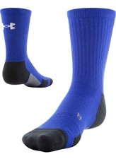 Under Armour UA Team Athletic Crew Socks Royal Blue Men's Size 8.5-13 NEW