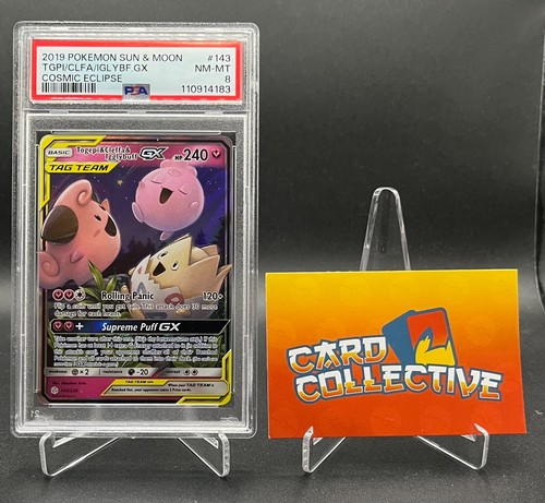 Togepi & Cleffa & Igglybuff-GX graded PSA 8 for sale on eBay