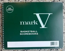 New Set Of 4 Mark V Basketball Scorebooks, New Version