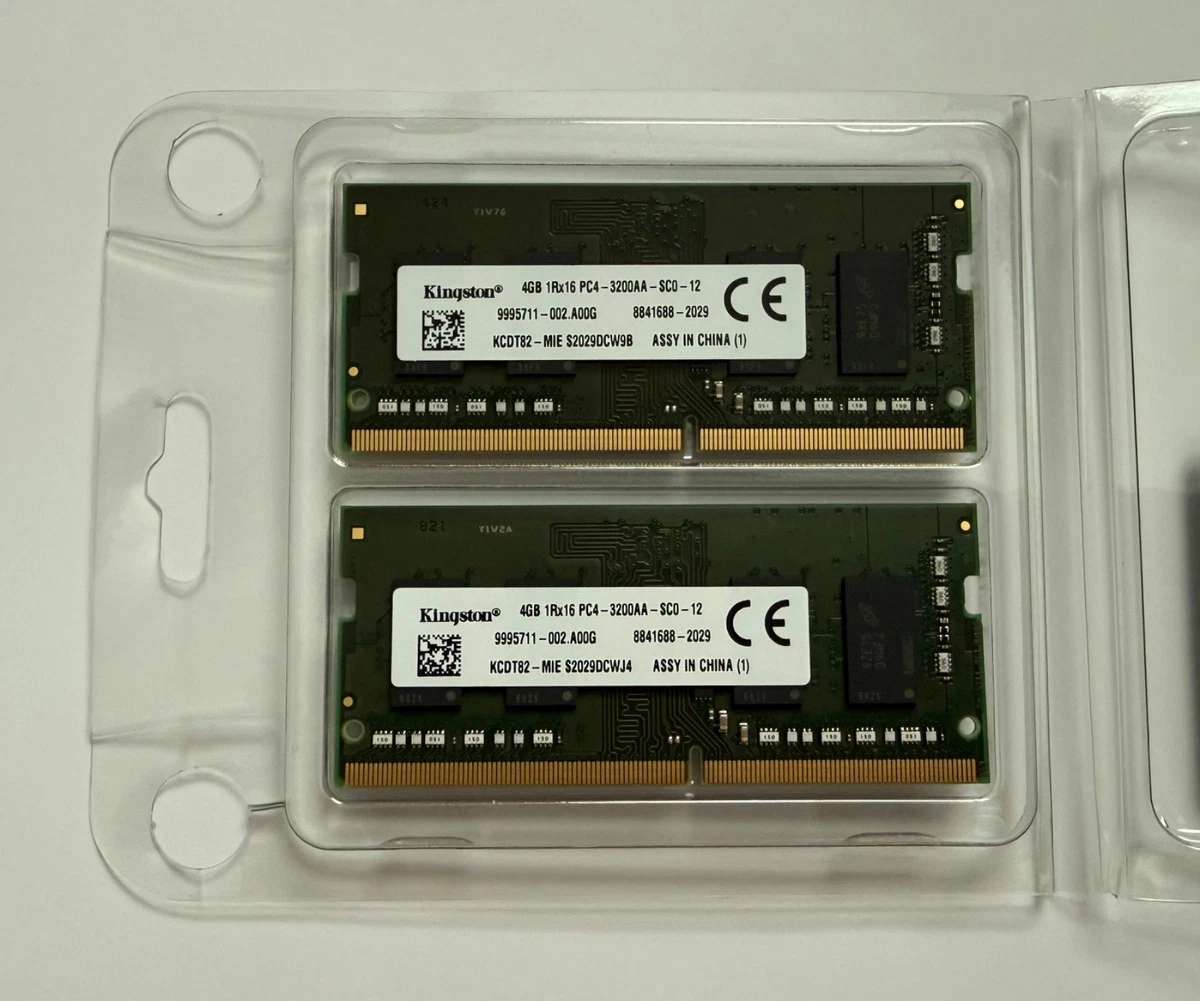 Kingston DDR4 SDRAM 4 GB Capacity per Module Memory (RAM) for sale