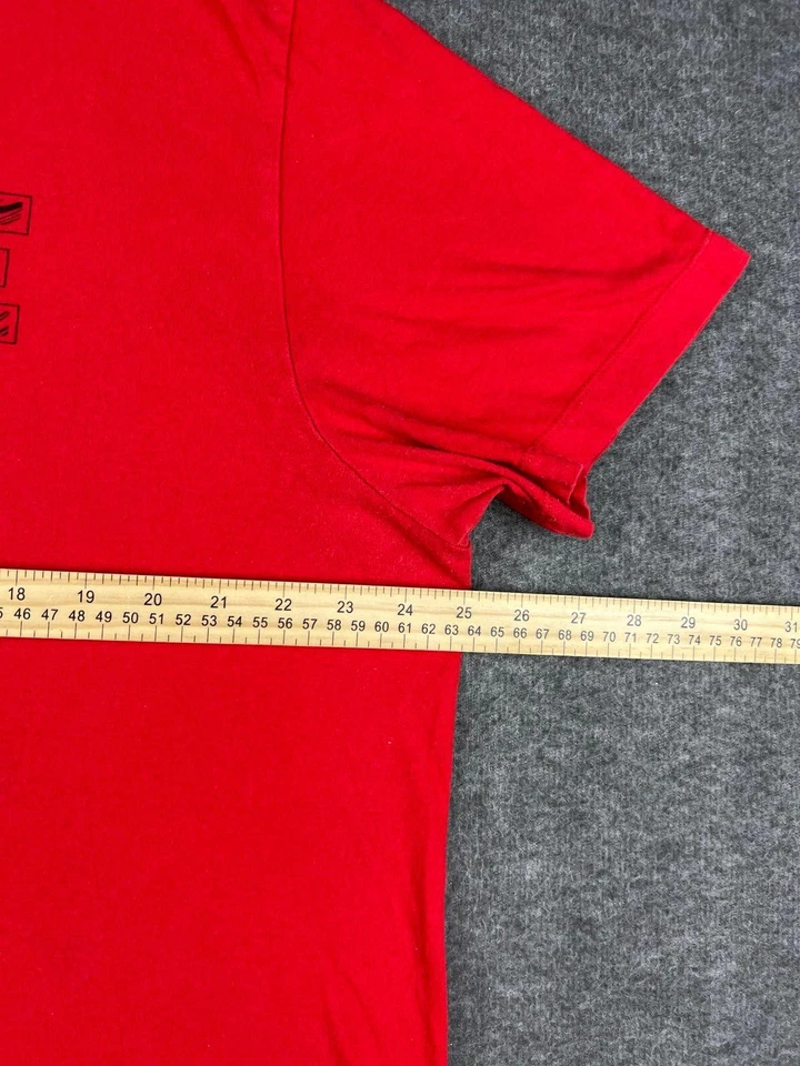 Camiseta Nike Roja Gráfica Velocidad Talla XL Foto 4 de 4