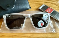 Rayban RB 8948 Sunglasses Clear Matte and Black Polarised 7110/78
