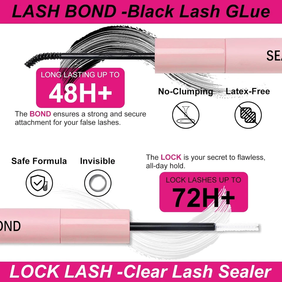 Lash Clusters Kit Fluff 80D 100D Individual Lashes D Curl Cluster Eyelash Extens - Image 3 of 4