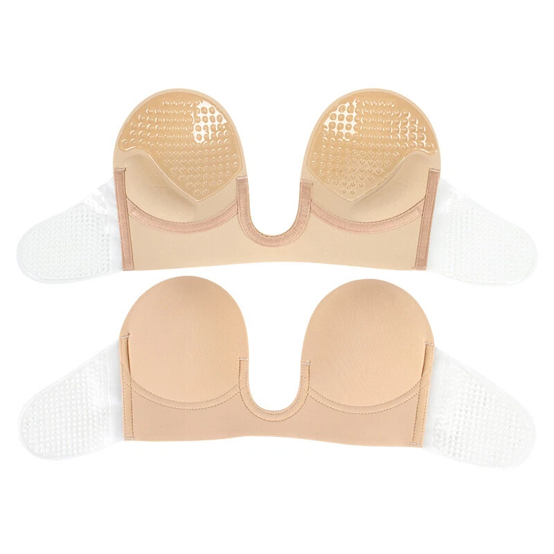 Sujetador Adhesivo Invisible Stick On Push Up Gel Sin Tirantes Espalda Silicona Foto 2 de 4