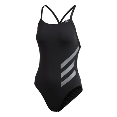adidas Pro Big 3-Streifen Badeanzug, Schwimmanzug, Damen, FS3990/ K3