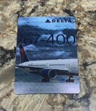 Delta Air Lines Boeing 767-400 Pilot Collector Card No. 51