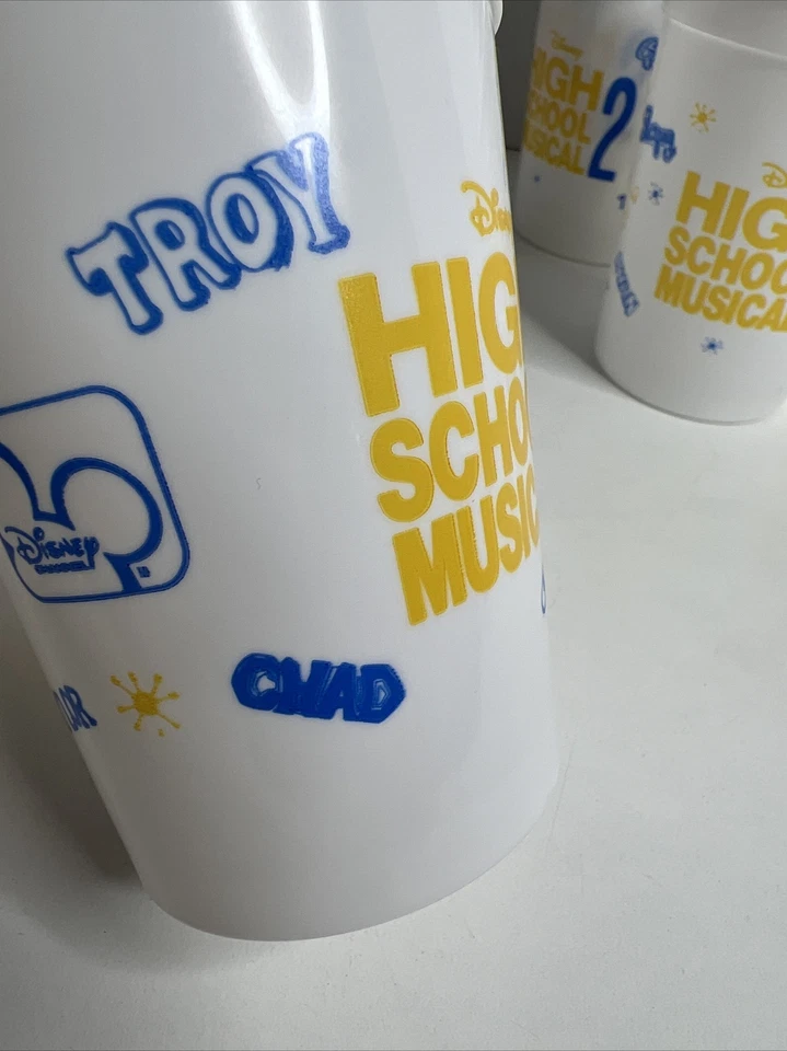 Lote de 25 tazas de plástico para fiesta de cumpleaños Disney High School Musical Foto 4 de 4