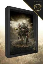 The Elder Scrolls Online Heroes Framed Shadowbox ESO Nord Elven Breton Official