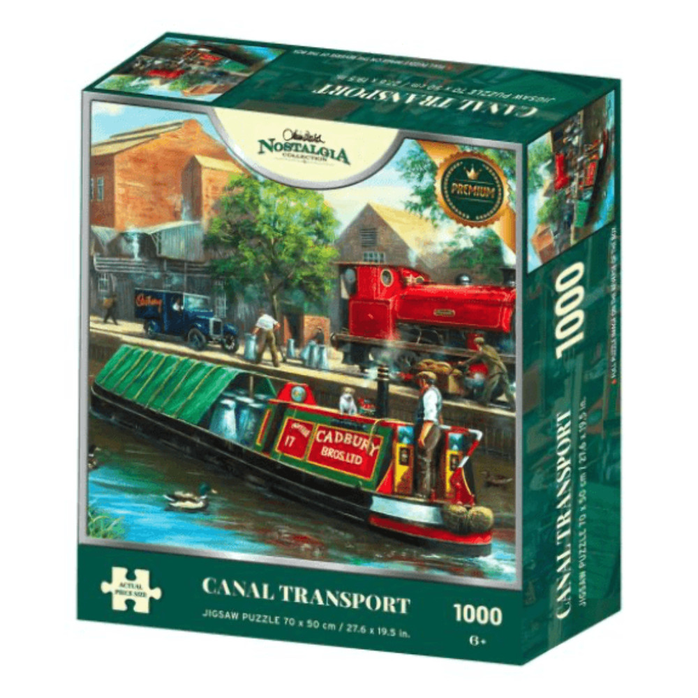 Kidicraft - Nostalgia Collection - Canal Transport - 1000 Piece Jigsaw Puzzle