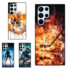 For Apple iPhone Motorola Samsung Galaxy fiercely playing hockey Shockproof Case