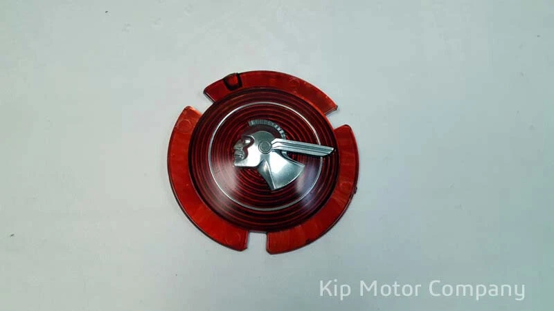 1951 Pontiac CHIEFTAIN emblema, medalhão de grade ou centro de roda de arame PRATA - Imagem 2 de 3