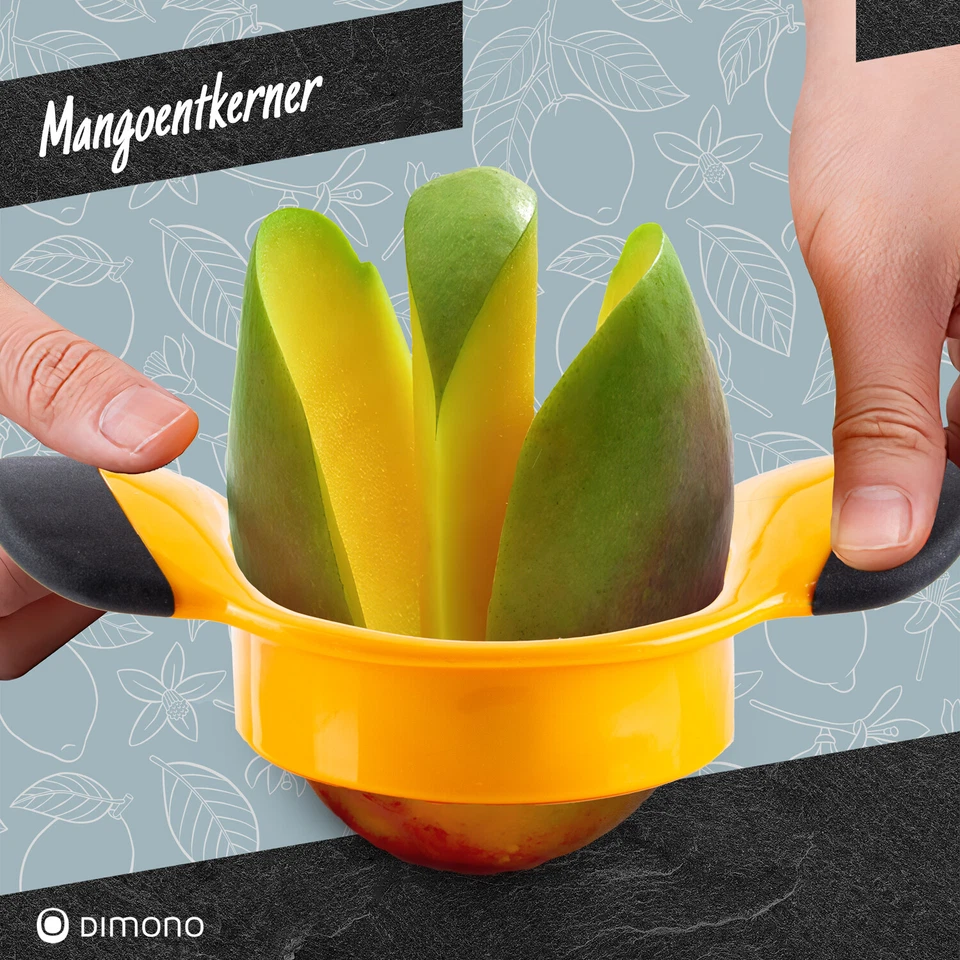 Mangoteiler Mango-Entkerner Schäler Teiler Mangoschäler Mangoentkerner Design - Bild 4 von 4